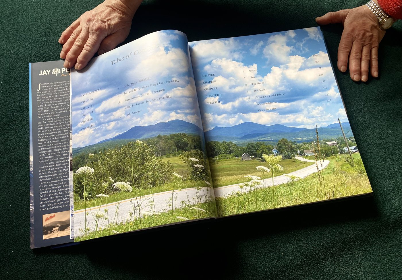 Interior spread 2 from Jay Peak Once and Future