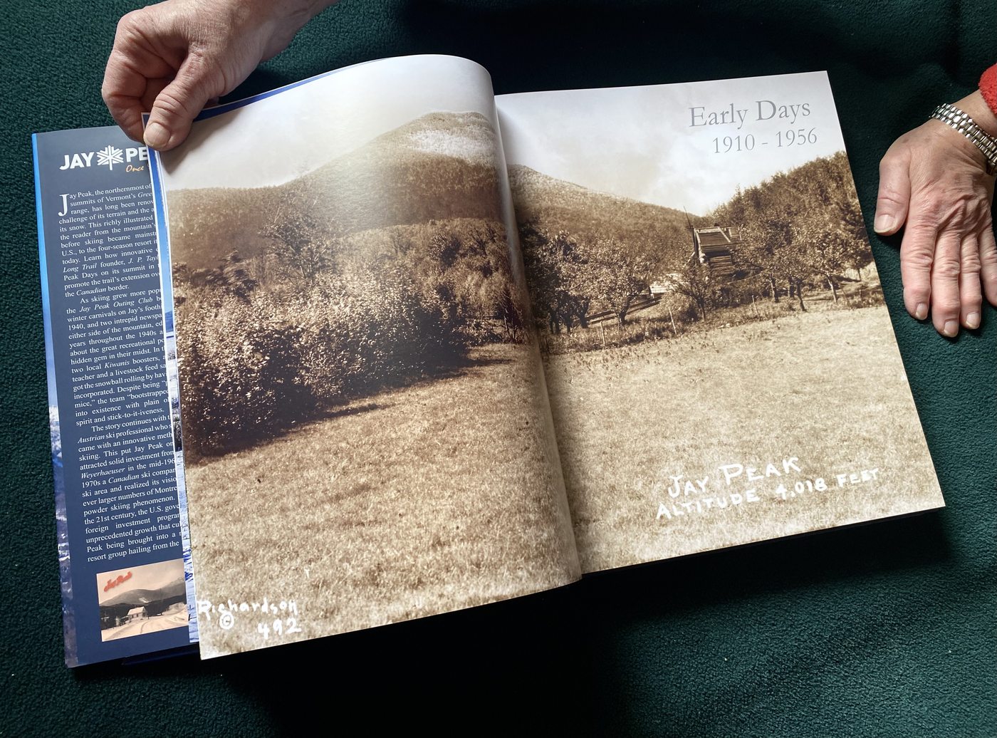 Opening spread – Early Days Chapter – Jay Peak Once and Future